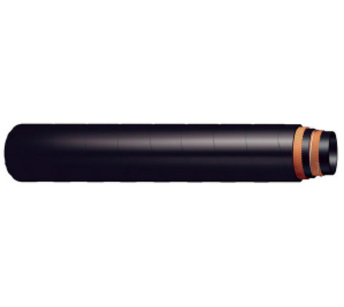 Buchanan Rubber HTA-300 Hose, 100 ft L, 150 psi, Rubber Tube, Black