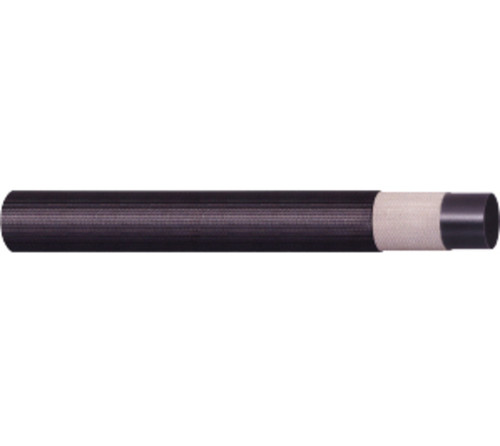 Buchanan Rubber Duraflex DURFL-400 Water Discharge Lay Flat Hose, 150 psi, Nitrile Tube, Black