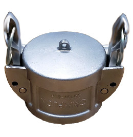 Buchanan Rubber CDCSL-200-SS1 Cam and Groove Self-Locking Dust Cap, 2 in Type DC, Stainless Steel