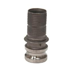 Midland Metal CGE-300CR-SS1 SS - Type E, SS Crimplok Cam and Groove, 3 Part E Stainless 316 Crimplok, Hose Accessories