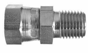 Midland Metal 14042024 Swivel Adapter, 1-1/4 in MPT x 1-1/2 in FNPSM, Steel
