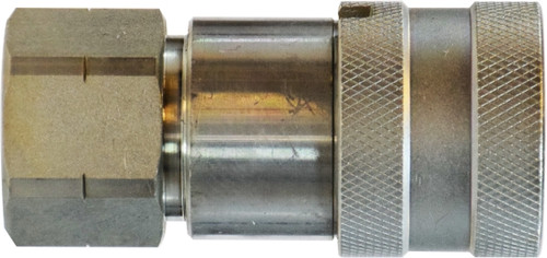 Midland Metal FF3416F Flat Face Coupler, 1 in FNPT, Steel