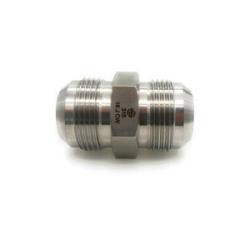 Stainless Adapters SS2403-08-04 Pipe Union, 1/2 in 37 deg JIC Male Flared x 1/4 in 37 deg JIC Male Flared