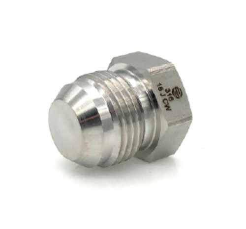 Stainless Adapters SS2408-06 Plug, 3/8 in MJIC, Stainless Steel
