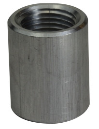 Midland Metal 79412 Coupling, Aluminum Fittings, 3/8 Aluminum Coupling, Nipples and Fittings