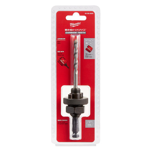 Milwaukee 49-56-9305 BIG HAWG with Carbide Teeth Arbor