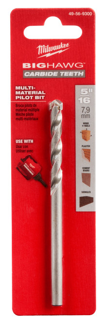 Milwaukee 49-56-9300 BIG HAWG with Carbide Teeth Pilot Bit