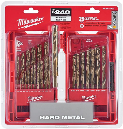 Milwaukee 48-89-2332 RED HELIX Cobalt Drill Bit Set  29PC