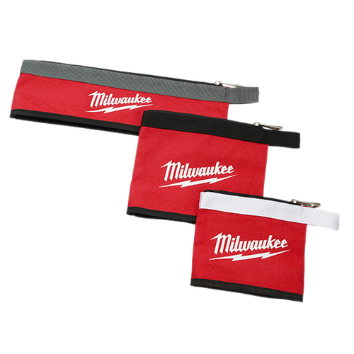 Milwaukee 48-22-8183 3 PC Multi-Size Zipper Pouches