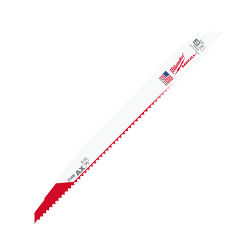 Milwaukee 48-00-8027 12 in. 5 TPI The AX SAWZALL Blade 25PK