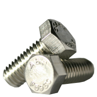 7/16"-20 x 3/4" Hex Cap Screws, 18-8 Stainless Steel A2, Full Thread, Fine (UNF), ASTM F593, Qty 100