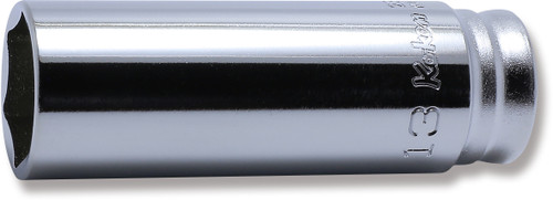 Ko-ken 2300MZ-13 1/4 Sq. Dr. Socket  13mm 6 point Length 50mm Z-series