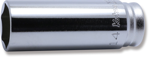 Ko-ken 2300MZ-14 1/4 Sq. Dr. Socket  14mm 6 point Length 50mm Z-series
