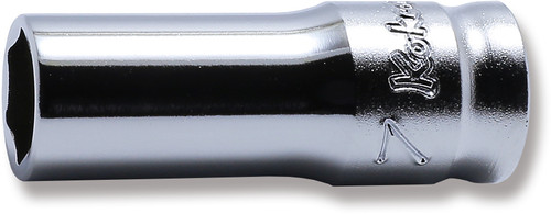 Ko-ken 2300XZ-7 1/4 Sq. Dr. Socket  7mm 6 point Length 30mm Z-series