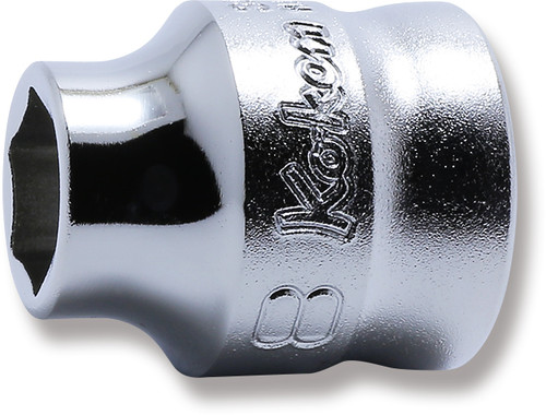 Ko-ken 3400MZ-8 3/8 Sq. Dr. Socket  8mm 6 point Length 20mm Z-series