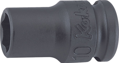 Ko-ken 13401M-8 3/8 Sq. Dr. Socket  8mm 6 point Length 32mm Thin walled