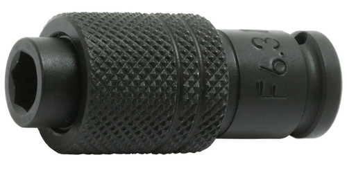 Ko-ken 12142-F6.3 1/4 Sq. Dr. Bit Holder  1/4 Hex Length 36mm Locking Quick Release