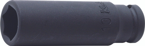 Ko-ken 12300M-6 1/4 Sq. Dr. Socket  6mm 6 point Length 48mm