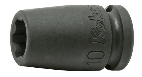 Ko-ken 13410M-22 3/8 Sq. Dr. Socket  22mm Surface Length 32mm