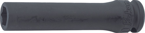 Ko-ken 13300M-19 3/8 Sq. Dr. Socket  19mm 6 point Length 80mm