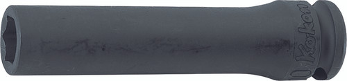 Ko-ken 13300M-22 3/8 Sq. Dr. Socket  22mm 6 point Length 80mm