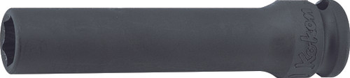 Ko-ken 13301A-9/16 3/8 Sq. Dr. Socket  9/16 6 point Length 80mm Thin walled
