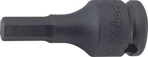 Ko-ken 13012M.52-6 3/8 Sq. Dr. Bit Socket  6mm Hex Length 52mm