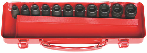 Ko-ken 13242M 3/8 Sq. Dr. Socket Set  9-19mm 6 point   11 pieces