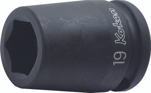 Ko-ken 15400M-17 5/8 Sq. Dr. Socket  17mm 6 point Length 47.5mm