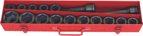Ko-ken 16245M 3/4 Sq. Dr. Socket Set  19-50mm 6 point   17 pieces