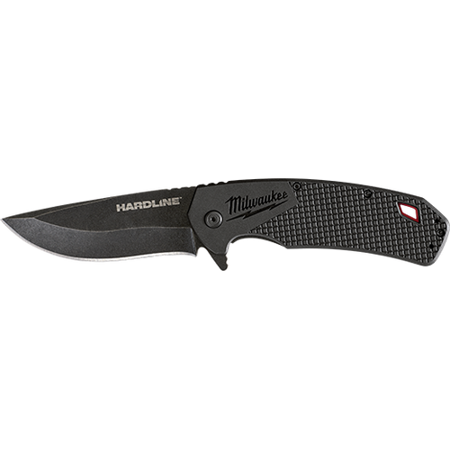 Milwaukee 48-22-1999 3.5 in. HARDLINE Smooth Recurve Drop Point Blade Pocket Knife