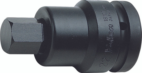 Ko-ken 18107.22-22 1 Sq. Dr. Bit Socket  22mm Hex Length 98mm