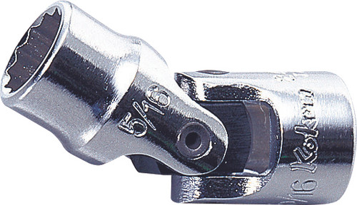 Ko-ken 2445A-5/16 1/4 Sq. Dr. Universal Socket  5/16 12 point Length 34mm
