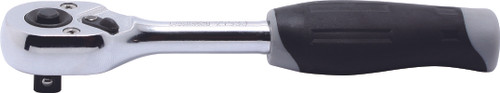 Ko-ken 2753JB 1/4 Sq. Dr. Ratchet Handle  20 teeth Push Button Length 115mm  Plastic Handle