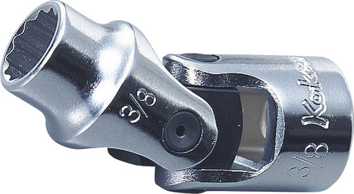 Ko-ken 3445M-14 3/8 Sq. Dr. Universal Socket  14mm 12 point Length 51mm