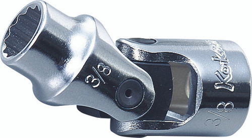 Ko-ken 3445M-19 3/8 Sq. Dr. Universal Socket  19mm 12 point Length 56.5mm