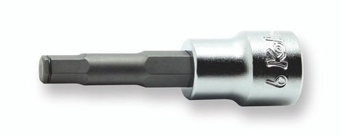 Ko-ken 3015M.100-4 3/8 Sq. Dr. Bit Socket  4mm Grip Ring Length 100mm