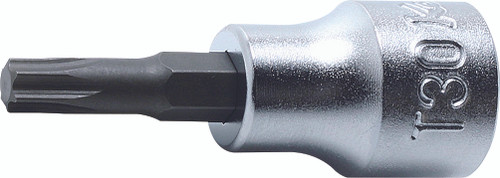 Ko-ken 3025.50-T10 3/8 Sq. Dr. TORX® T10 Bit Socket - Length 50mm