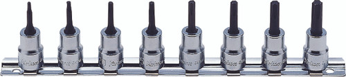 Ko-ken RS3025/8-L38 3/8 Sq. Dr. 8 Piece TORX® Bit Socket set T10-T45