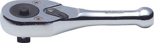 Ko-ken 3749SB 3/8 Sq. Dr. Ratchet Handle  24 teeth Short Length 110mm Push Button