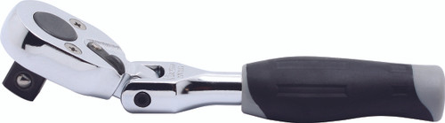 Ko-ken 2774JS-3/8 3/8 Sq. Dr. Ratchet Handle  24 teeth Flexible Head Length 120mm  Plastic Handle