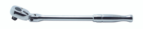 Ko-ken 3774P 3/8 Sq. Dr. Ratchet Handle  24 teeth Flexible Head Length 265mm  Polished Handle