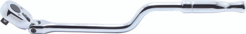 Ko-ken 3774P-SR 3/8 Sq. Dr. Ratchet Handle  24 teeth Flexible Head Length 310mm  Polished Handle