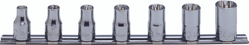 Ko-ken RS4425/7 1/2 Sq. Dr. Socket 7 piece TORX® set  E10-E24