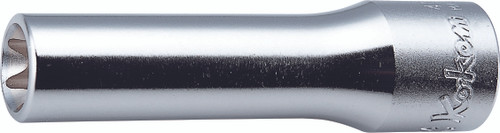 Ko-ken 4325-E22 1/2 Sq. Dr. Deep TORX® E22 Socket - Length 77mm