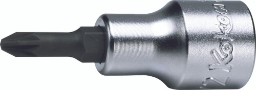 Ko-ken 4000.60-PZ2 1/2 Sq. Dr. Bit Socket  PZ2  Length 60mm