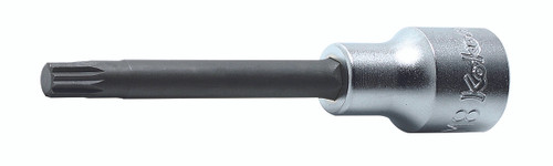 Ko-ken 4020.100-M12 1/2 Sq. Dr. Bit Socket XZN M12 Triple Square Length 100mm