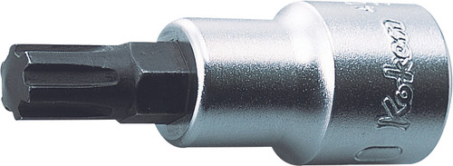 Ko-ken 4027.60-M8 1/2 Sq. Dr. Bit Socket Ribe-CV M8  Length 60mm
