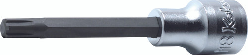Ko-ken 4027.100-M5 1/2 Sq. Dr. Bit Socket Ribe-CV M5  Length 100mm