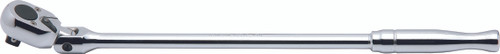 Ko-ken 4774P-450 1/2 Sq. Dr. Ratchet Handle  24 teeth Flexible Head Length 450mm  Polished Handle